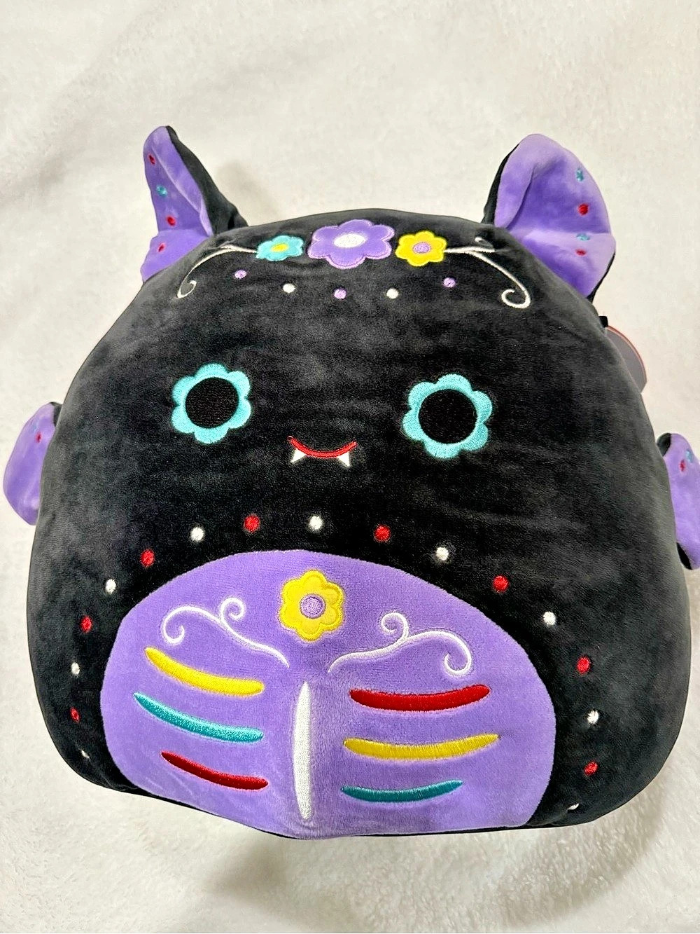 Squishmallows Betty the Bat (Day of the Dead Edition) the Bat 12-Inch Bat Plush